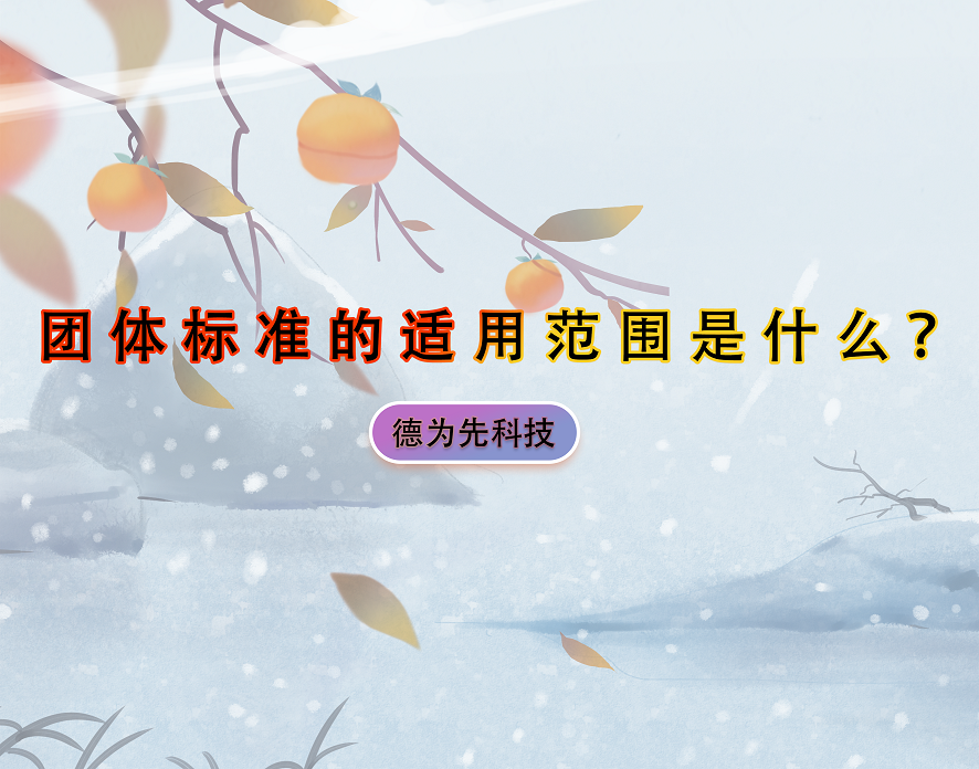 團(tuán)體標(biāo)準(zhǔn)的適用范圍是什么？