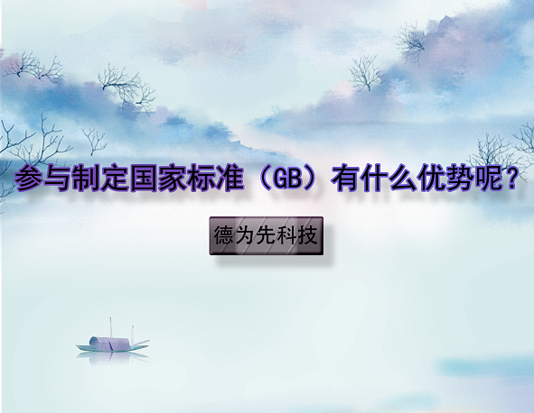 參與制定國(guó)家標(biāo)準(zhǔn)（GB）有什么優(yōu)勢(shì)呢？